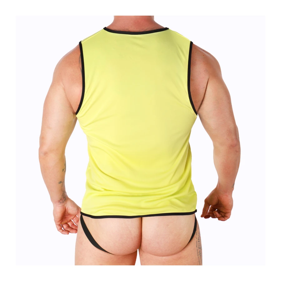 MACHO - T-SHIRT GIALLA L/XL